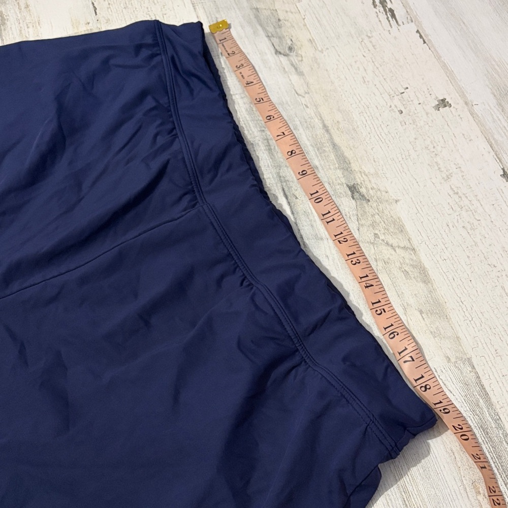 Lands' End Women's Deep Blue Swim Shorts - Picture 5 of 8
